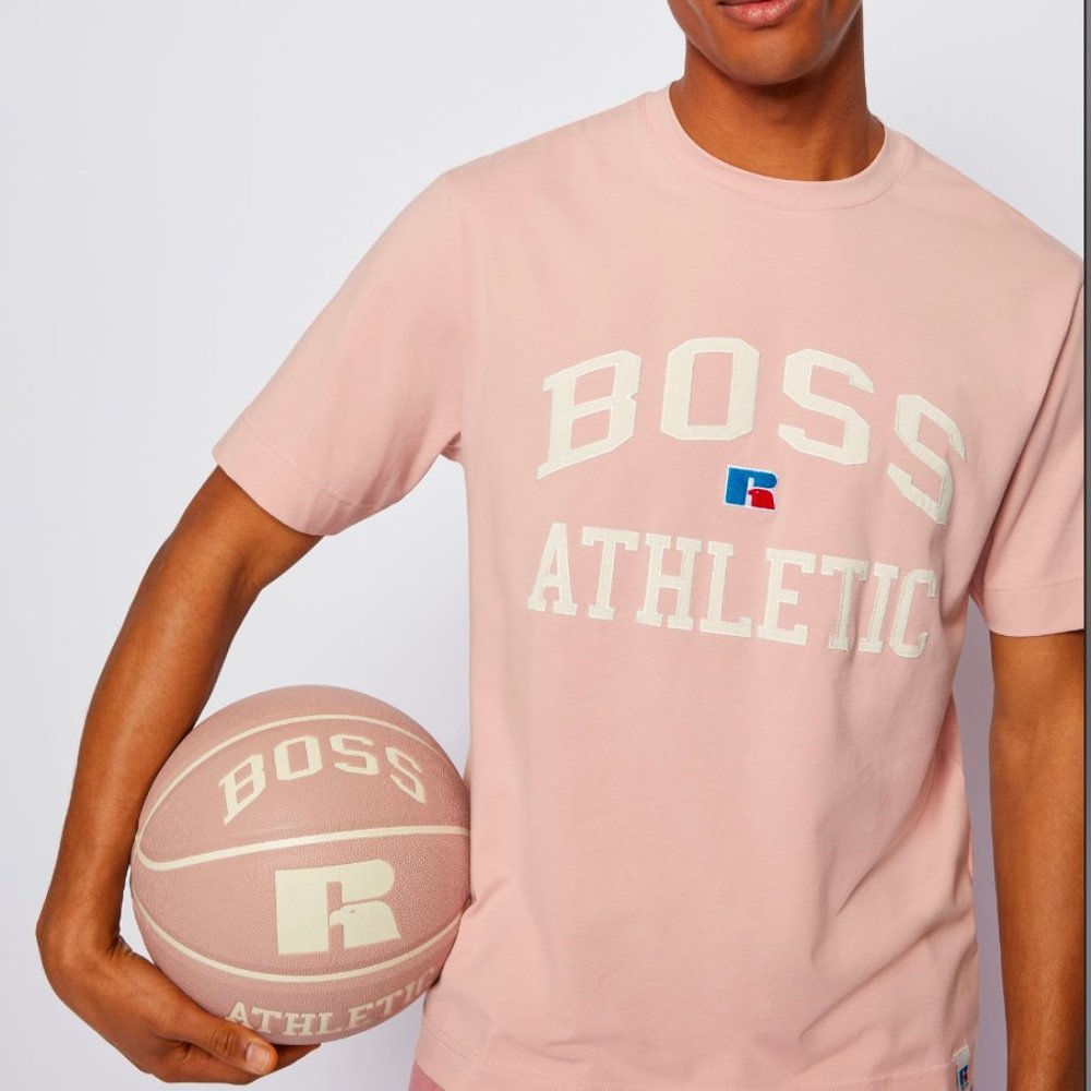 BOSS x Russell Athletic Logomania T Shirt Runway